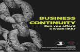 BUSINESS CONTINUITY - Monmouthshire · By reading this booklet you have already started your business continuity process. You have recognised how important your business is and a