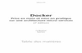 Docker - Editions ENI...Editions ENI Docker Prise en main et mise en pratique sur une architecture micro-services (2e édition) Collection Epsilon Table des matières Table des matières