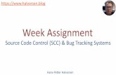 Week Assignment - halvorsen.blog · 1. Source Code Control (SCC) Tools, e.g., Git, SVN, CVS 2. Software Builds, Deployment, Continuous Integration (CI), e.g., Jenkins, Azure Pipelines