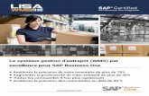 Le système gestion d’entrepôt (WMS) par excellence pour ... · Conçue pour les PME et complètement intégrée à SAP Business One, LISA est l’outil numéro un pour contrôler,