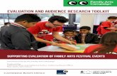 Evaluation and Audience Research Toolkit · and Audience Research Toolkit Everyone involved in the 2013 Family Arts Festival should be proud of its success, and the success of the