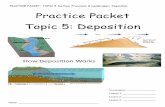 PRACTICE PACKET: TOPIC 5 Surface Processes & Landscapes ... · PRACTICE PACKET: TOPIC 5 Surface Processes & Landscapes: Water & Ground 2 VOCABULARY For each word, provide a short