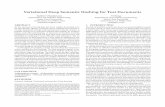 Variational Deep Semantic Hashing for Text Documentsyfang/VDSH.pdf · tations for complex data. Recently, deep generative models with variational inference [15, 28] have further boosted