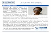Keynote Biography - NAMI Massachusetts · 2019-09-18 · Keynote Biography Keynote Biography Charmain F. Jackman, Ph.D., ... equity, and inclusion, personal branding, workplace discrimination,