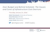 Over Budget and Behind Schedule: The Causes and Cures of ... · Over Budget and Behind Schedule: The Causes and Cures of Infrastructure Cost Overruns Matti Siemiatycki (University