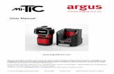 Argus Mi-TIC User Manual · e2v technologies (uk) limited 2014 CR 117088 25 Mar 2014 DAS775571AA Version 4, page 4 To maintain NFPA 1801 / ANSI 12.12.01 compliance, cameras must be