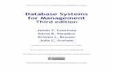 Database Systems for Management - Saylor Academy · 2019-07-22 · Side Effects of Normalization CHAPTER 5 Normalized Database Design This chapter focuses on developing robust database