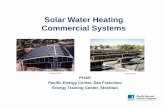 Solar Water Heating Commercial Systems · To learn about the technology, how to design systems: Solar Water Heating Systems Solar Water Heating Advanced Commercial Systems Inspecting