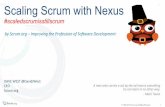 Scaling Scrum with Nexus - Agile Boston · • More people delivering working software with an Agile approach (scaling product delivery) – More teams and different project types