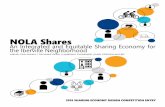 NOLA Shares: An Integrated and Equitable Sharing Economy ... · now think of the sharing economy as the “invisible infrastructure” of cities, expanding existing service capacity.