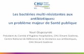 Les bactéries multi-résistantes aux antibiotiques: un ...2).pdfLes bactéries multi-résistantes aux antibiotiques: un problème majeur de Santé publique Youri Glupczynski Président