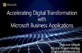 Accelerating Digital Transformation with Microsoft ...€¦ · Accelerating Digital Transformation with Microsoft Business Applications Sivakumar Harinath Principal Program ... Customers