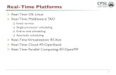 Real-Time Platformslu/cse520s/slides/tao.pdf · 2015-09-27 · Real-Time Platforms! Real-Time OS: Linux! Real-Time Middleware: TAO " Event service " Single-processor scheduling "