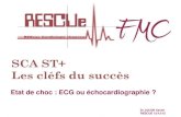 Etat de choc : ECG ou échocardiographie · 2019-11-06 · Etat de choc : ECG ou échocardiographie ? Arrivée aux urgences (non médicalisé) Patient de 73 ans, habituellement valide