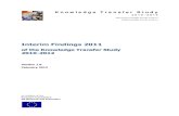 Interim Findings 2011 - European Commission · Knowledge Transfer Study: Interim Findings 2011 2 About this document This document is a final draft version of the Interim Findings