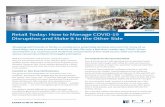 Retail Today: How to Manage COVID-19 Disruption …/media/Files/us-files/...Retail Today: How to Manage COVID-19 Disruption and Make It to the Other Side Retailers are familiar with