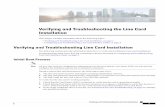 Verifying and Troubleshooting the Line Card …...Verifying and Troubleshooting the Line Card Installation Author Unknown Created Date 5/4/2020 9:46:48 AM ...
