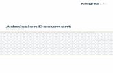 Admission Document - Knights plc...This Admission Document does not constitute an offer to sell or an invitation to subscribe for, or solicitation of any offer to subscribe for or