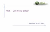 Flair Geometry Editor - FLUKA · Geometry editor 2D Working on 2D cross sections of the geometry; Interactive editing of the geometry in 2D; Debugging bodies/regions in a graphical
