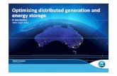 Optimising distributed generation and energy storage€¦ · Optimising distributed generation and energy storage ADD BUSINESS UNIT/FLAGSHIP NAME Dr Alex Wonhas 2XEP, 3 April 2014