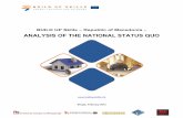 ANALYSIS OF THE NATIONAL STATUS QUO...7127.2 – Heating, ventilation and air-conditioning installer, craftsman Energy Supply Geothermal Systems 7412 – Electric mechanics and wiremen