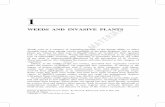 WEEDS AND INVASIVE PLANTS COPYRIGHTED MATERIAL€¦ · Ecology of Weeds and Invasive Plants. By Steven R. Radosevich, Jodie S. Holt, and ... (Weed Science Society of America 1956)