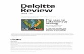 Complimentary article reprint The race to autonomous driving · Complimentary article reprint The race to autonomous driving Winning American consumers’ trust About Deloitte Deloitte