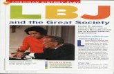 Lyndon B. Johnson tried to fight a war on poverty. But a ...€¦ · President Lyndon B. Johnson reviews a speec h to the nation with hiswife. Lady Bird, in 1968. Words to Know •