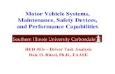 Motor Vehicle Systems, Maintenance, Safety Devices, and ... · Assignment for Motor Vehicle Systems, Maintenance, Safety Devices, and Performance Capabilities Unit • Review your