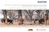 Review of Options for Managing the Impacts of Locally … of options for managing... · IUCN/SSC AfESG Review of Options for Managing the Impacts of Locally Overabundant African Elephants