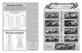 Page 12 Saturday, August 26, 2017 Weather Policy · Saturday, August 26, 2017 Vol. III Week 13 Page 12 Saturday, August 26, 2017 LATE MODELS: (17 cars) (A feature) 1. Nelson Vollbrecht,