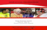 2016 OFFICIAL PROGRAM BOOK - Special Olympics · 2016-05-19 · Killerspin Table Tennis Kiolbassa Provision Company Kiwanis Foundation of Atlanta, Inc. Knights of Columbus Georgia