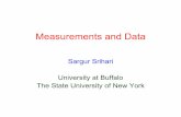 Measurements and Data - Welcome to CEDARsrihari/CSE626/Lecture... · Measurements and Data Sargur Srihari University at Buffalo The State University of New York . Topics ... two weights