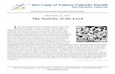 December 25, 2011 The Nativity of the LordDecember 25, 2011 The Nativity of the Lord 3 From our Pastor, Fr. Jack Sewell F or much of the year when we celebrate Eucha-rist, we use these