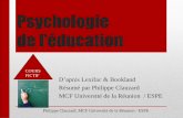 Psychologie de l’éducation - Philippe Clauzard · En introduction… •Selon l'APA (American Psychological Association), la psychologie de l'éducation est la discipline qui s'intéresse