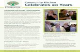 Community Kitchen Celebrates 20 Yearsrifoodbank.org/wp-content/uploads/2018/08/CK-Celebrates... · 2018-08-16 · Community Kitchen Celebrates 20 Years Transforming lives through