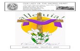 OUR LADY OF THE SACRED HEART · Easter Sunday Our Lady of the Sacred Heart Church March 27, 2016 406-4 Easter Egg Hunt after 12 Noon Mass on Easter Sunday Registration for 2016—2017