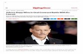 Lawyer Johnny Depp Wins in Oral Contract Battle With Ex- Depp... · 2018-08-30 · Johnny Depp attends the 'Murder On The Orient E xpre ss' World Premiere at Royal Alber t Hall on