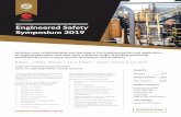 Engineered Safety Symposium 2019 - Engineers Australia · Engineered Safety Symposium 2019 Increase your understanding and learning in the implementation and application of engineered