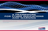 A FRAMEWORK FOR CYBER INDICATIONS AND …...A FRAMEWORK FOR CYBER INDICATIONS AND WARNING | 1 EXECUTIVE SUMMARY Malicious cyber activity continues to evolve rapidly, with an expanding