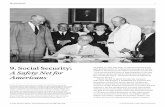 9. Social Security - fdr4freedoms.org · also paid for through employer taxes. The Social Security Act of 1935 also provided federal grants to help states extend assistance and services