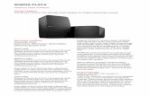 SONOS PLAY:5 - Audio T PLAY5... · 1 2 3 Dedicated Sonos Wireless Network For homes where WiFi isn’t reliable Connect any Sonos speaker, BRIDGE or BOOST to your router. This automatically