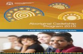 Aboriginal Cadetship Program 2016 - Western Australia · 2016-07-01 · Aboriginal Cadetship Program 2016 Government of Western Australia Department for Child Protection ... • Updating