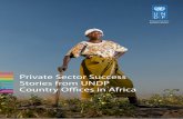Private Sector Success Stories from UNDP Country Offices in Africa · 2019-10-01 · Private Sector Success Stories from UNDP Country Offices in Africa 6 Summary of Stories Benin: