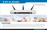 TL-WR941ND - TP-LinkThe TL-WR941ND Wireless N Router is a combined wired/wireless network connection device designed specifically for small business, office and home networking requirements.