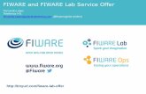 FIWARE and FIWARE Lab Service OfferFIWARE Lab Cloud Hosting • Create your account in lab.fiware.eu. • Enter in the Cloud Portal. • Create your keypair (private key). • Deploy