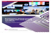 Broadcasters: Unleash growth and agility with cloud ... · The current broadcast infrastructure lacks in agility and scalability. Broadcast workﬂows for live and ... for metrics