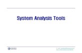 System Analysis Tools - Yonsei Universityweb.yonsei.ac.kr/hgjung/Lectures/PME306/B13. System... · 2014-12-29 · E-mail: hogijung@hanyang.ac.kr  System Analysis Tools