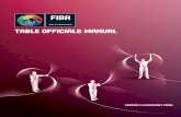 TABLE OFFICIALs MANUAL · FIBA - International Basketball Federation 5 Route Suisse, PO Box 29 1295 Mies Switzerland fiba.com ... which commenced in 2014. Modern basketball is a highly