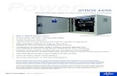 ATROX 55 4/ 4 - ALPHA TECHNOLOGIES · ATROX 55 4/ 4 IP44 and IP55 Power System for Harsh Indoor and Outdoor Environments Atrox 55-650 incl. optional UATS and ThermostateIP44 or IP55